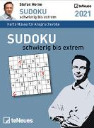 Stefan Heine Sudoku schwierig bis extrem 2021 - Tagesabreißkalender -11,8x15,9 - Rätselkalender - Sudokukalender
